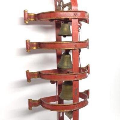 Antique Monastery Wrought Iron Ringer Bells