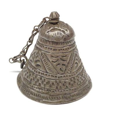 Early Pure Silver Hand Punched Vessel