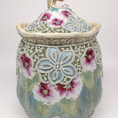Nippon Moriage Floral Covered Humidor