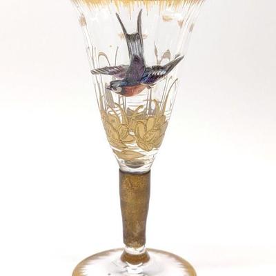 Moser Cordial Decorated Art Glass