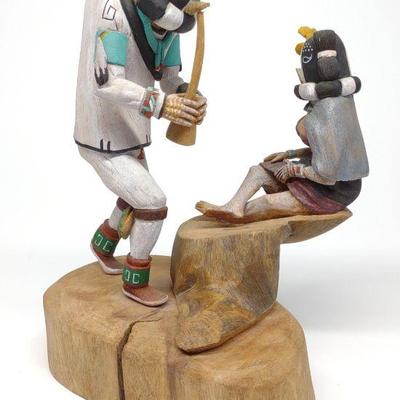 Earl Dino Sunaweuma Hopi Kokopelli Kachina Doll