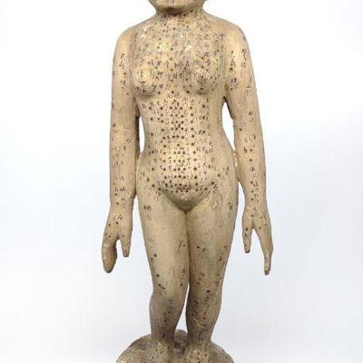 Chinese Wooden Female Acupuncture Model
