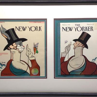 Chuck Jones Signed Bugs Bunny "New Yorker" Cel Art