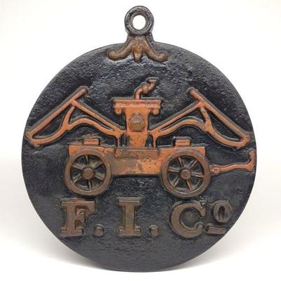 Cast Iron Fire Insurance Co Fire Mark / Plaque