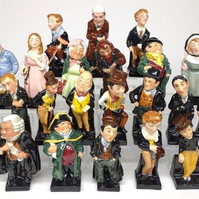 24 Pc. Royal Doulton Dickens Figurine Set
