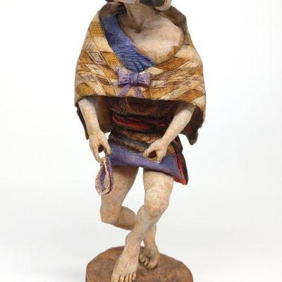Hopi Kokopelli Mana Kachina Doll by KV Mahkee