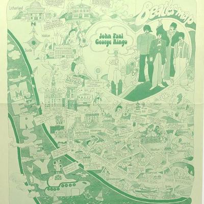 1974 Beatles Map (original)