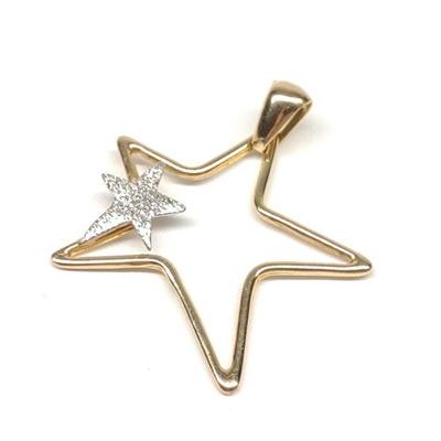 14K Gold Star Pendant