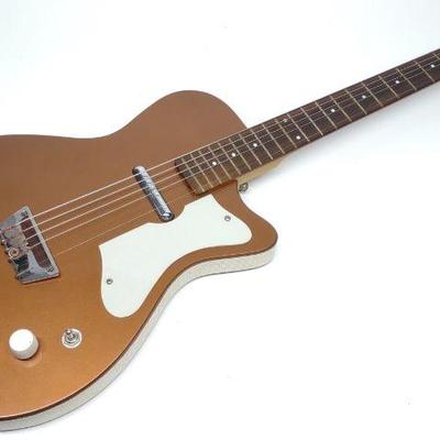 1960 Silvertone U1 Copper Electric Guitar w/ Case