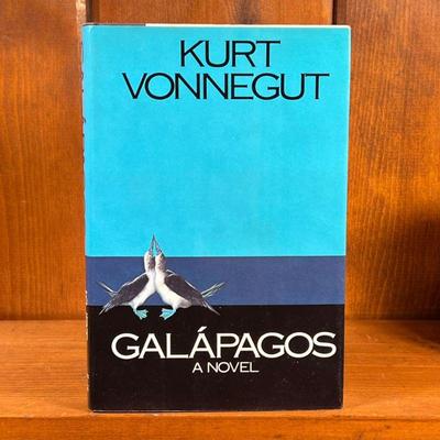 FIRST TRADE EDITION OF GALAPAGOS BY KURT VONNEGUT | Delacorte Press first edition, hardcover book with dust jacket in great condition. -...