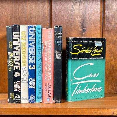 SCI-FI & FICTION BOOKS WITH DUST JACKETS | Misc. hardcover books, including: The Imperfect Society Beyond the New Class by Milovan...