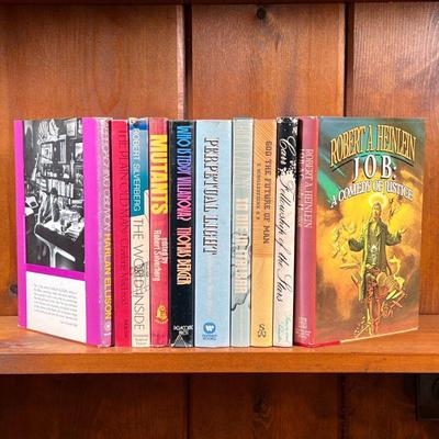 FICTION, SCI-FI, RELIGIOUS & MYSTERY BOOKS | JOB: a comedy of Justice by Robert a Heinlein, Fellowship of the Stars by Terry Carr,...