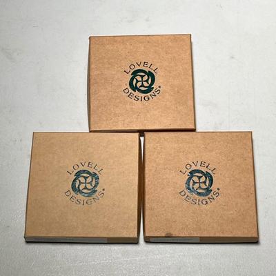 (3PC) [NIB] KENT KANTRO CHRISTMAS ORNAMENTS - Part of The Christmas Cove Collection by Lovell Designs, metal Christmas ornaments...