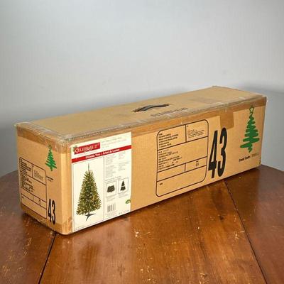 HILLSIDE TREE PRE-LIT CHRISTMAS TREE | Celebrate It brand 4ft pre-lit pine tree "Hillside Tree" new in box.

