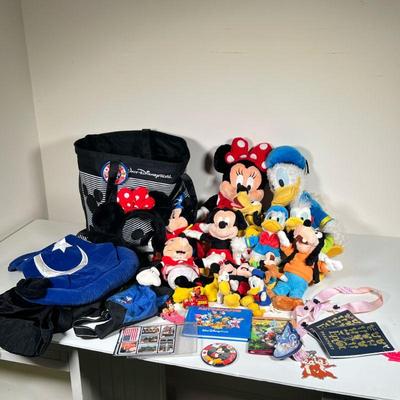 LOT OF MICKEY MOUSE CHARACTERS PLUSHIES | Plushies, toys, keychains, and other collectibles, including Mickey, Donald, Goofy, Minnie...