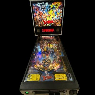 Like New X-Men Pinball machine - See Auctioneers Website for video at capeannauction.com 
