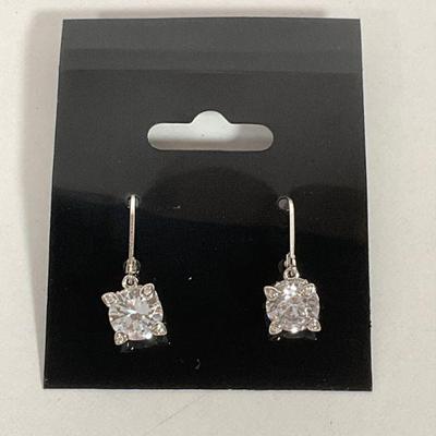 Sterling CZ earrings