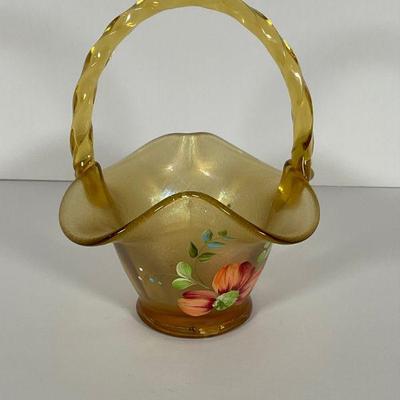 Fenton Glass Basket
