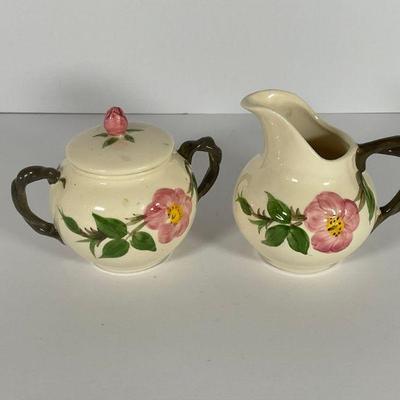 Franciscan Desert Rose Cream & Sugar