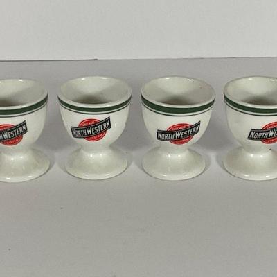 Vintage Railroad Egg Cups