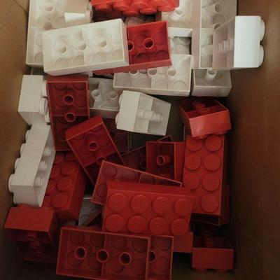 A Box of Large Lego Blocks