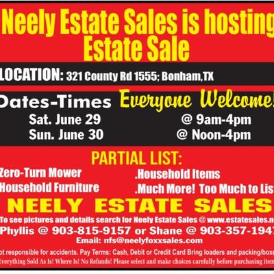 Estate sale photo
