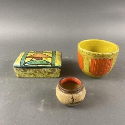 Lot 370 | Italian Ceramic Box & More
