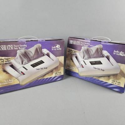 Lot 66 | New Vintage Shiatsu Body Massagers
