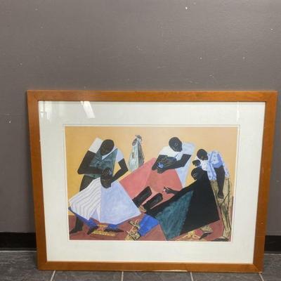 Lot 524 | Vintage Jacob Lawrence " Barber Shop" Print
