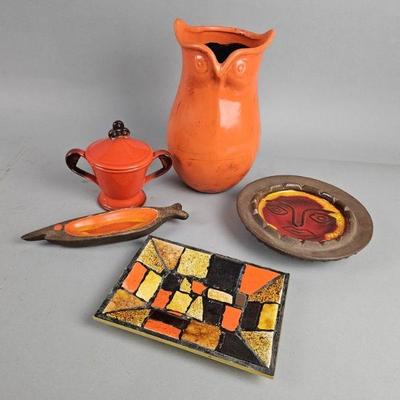 Lot 325 | Vintage MCM Jaru Fish, Sun Face & More!
