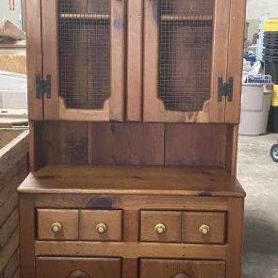 Lot 264 | Rustic Hutch Cabinet

