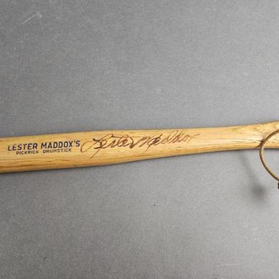 Lot 205 | Signed Lester Maddox's Pickrick Drumstick
