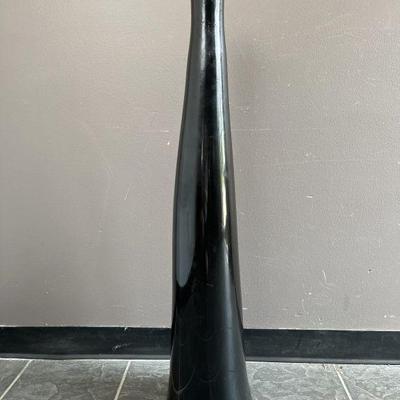 Lot 346 | Tall Dark Glass Floor Vase
