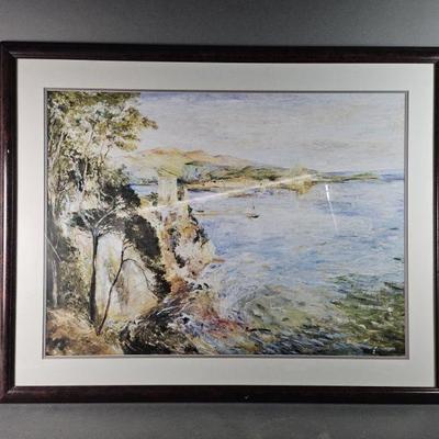 Lot 546 | Vintage Mary Dulon "Spezia" Framed Print
