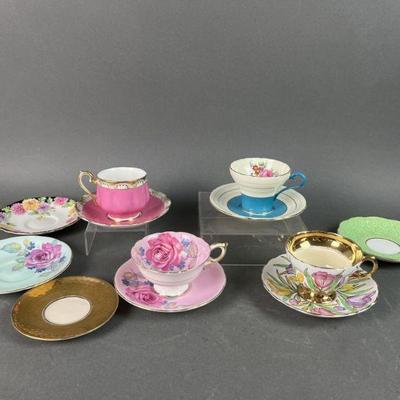 Lot 429 | Aynsley, Paragon, Royal Albert & Rosina Tea Cups
