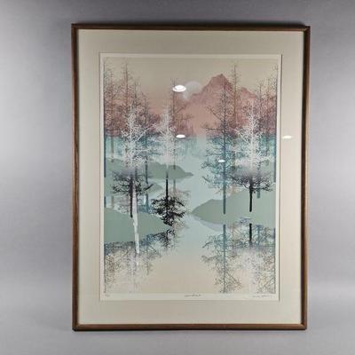 Lot 488 | Vtg James Hagen "Green Shores 2" Serigraph

