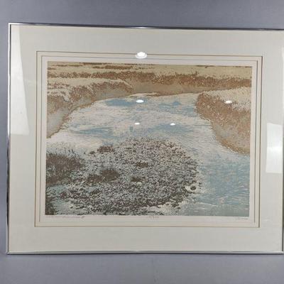 Lot 476 | Vtg Paula Crane "Summer Windows 2" Etching
