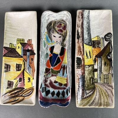 Lot 395 | Painted Tile Trays
