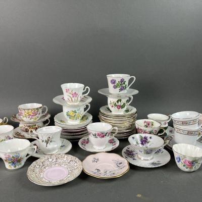 Lot 427 | Large Lot of Tea Cups & Saucers
