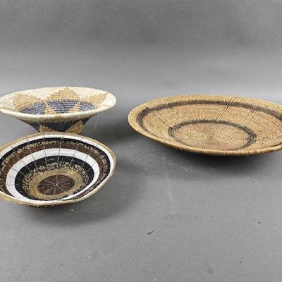 Lot 223 | Hand Woven and Beaded Baskets
