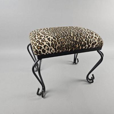 Lot 199 | Vintage Leopard Vanity Stool
