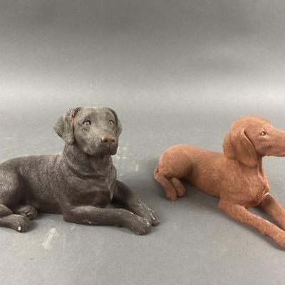 Lot 364 | Sandcast Dog Sculptures
