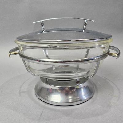 Lot 166 | Fire King Anchor Hocking Chafing Dish
