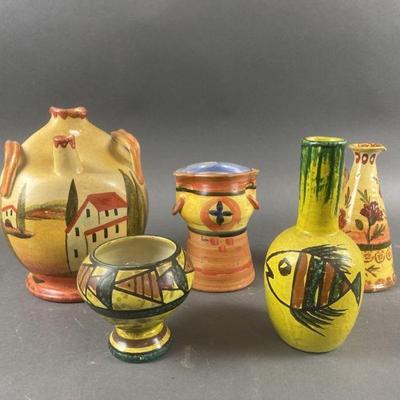 Lot 326 | Hand Painted Italian Pottery & More
