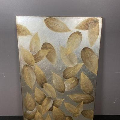 Lot 404 | Leaf Print On Canvas
