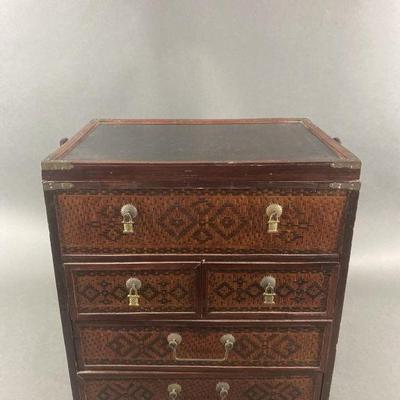 Lot 132 | Vintage Chinese Portable Wedding Side Chest

