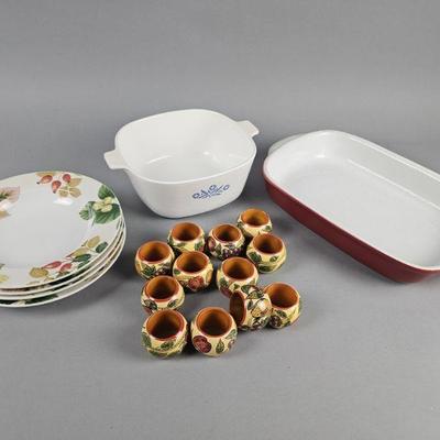 Lot 439 | Vtg Corning Ware, Apollo Porcelain & More!
