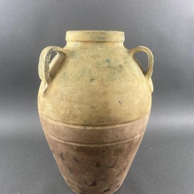 Lot 283 | Vintage Heavy Terracotta Vase
