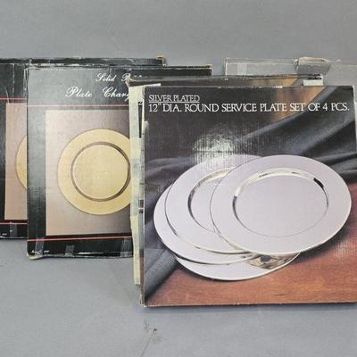 Lot 188 | Silver Plate and Gold Brass Plates
