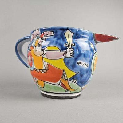 Lot 381 | Vintage La Musa Pottery Pitcher
